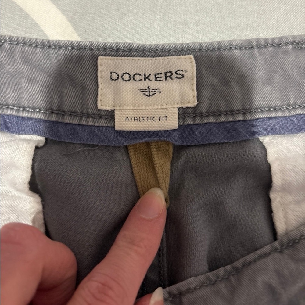 Dockers Light Grey Chino Pants - Picture 6 of 11
